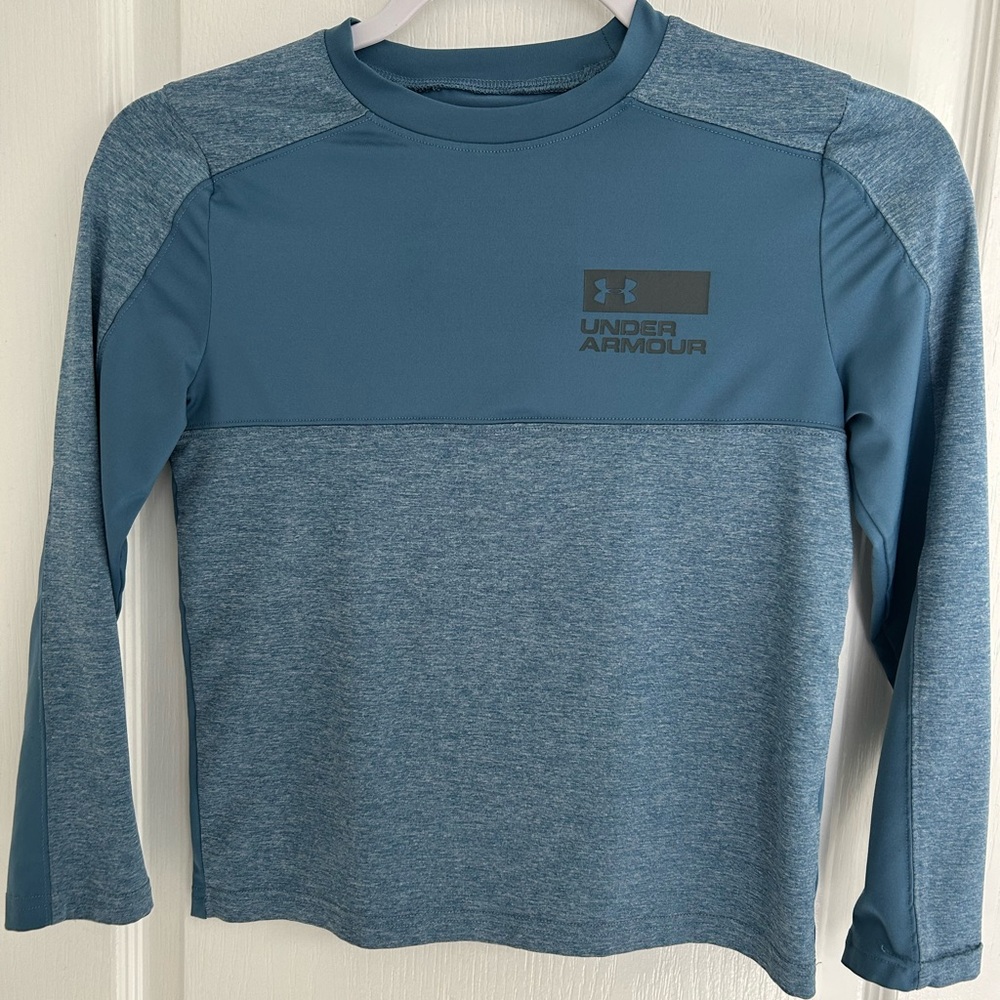 Under Armour Kids Blue Long Sleeve Shirt